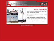 Tablet Screenshot of ewingflagpole.com
